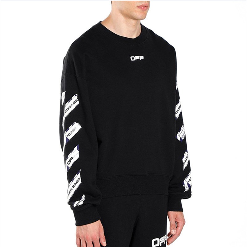 off-white/off-white 潮牌男装 时尚简约 圆领 男士棉质潮流卫衣 0188