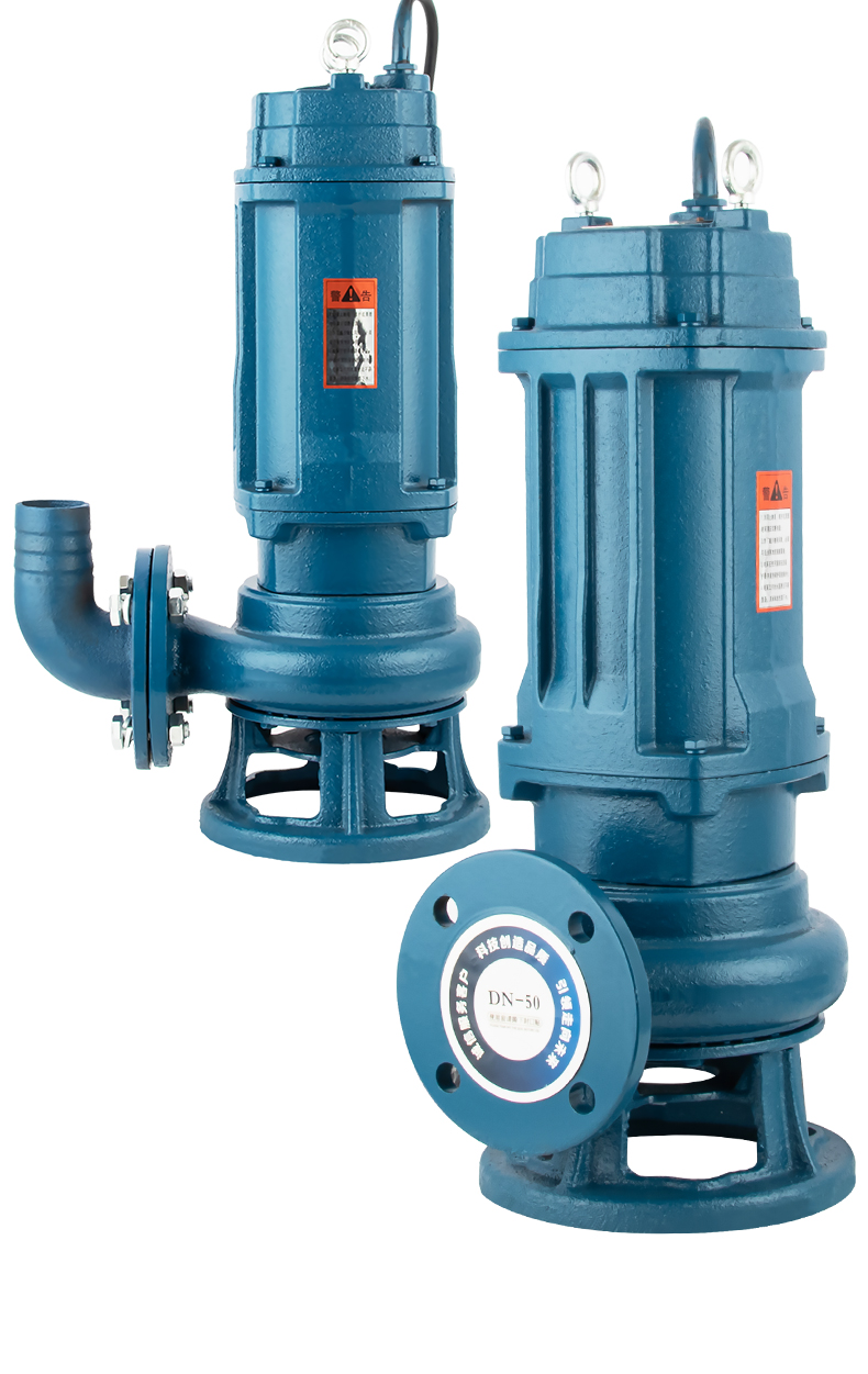 wq无堵塞污水泵大功率工地工程排污潜水泵抽水泵三相380v 100wq65-15