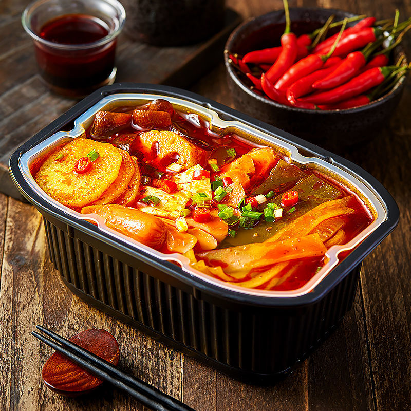 蔬菜火锅牛肉火锅懒人方便速食火锅 自热火腿肠火锅262g*1盒【图片