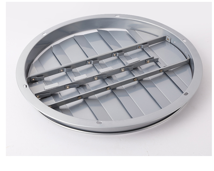 抽风机百叶窗排气扇圆形防雨防虫百叶罩圆形防护罩自垂出风口风帽 12