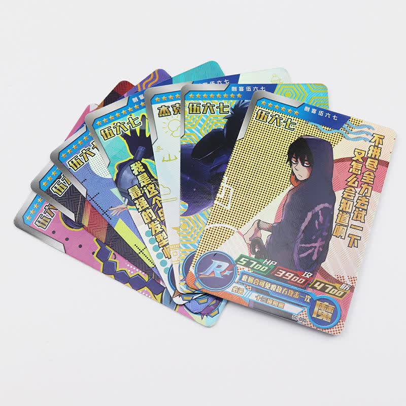 刺客伍六七卡片 新款刺客567卡片伍六七卡牌小飞鸡全闪卡收藏册全套