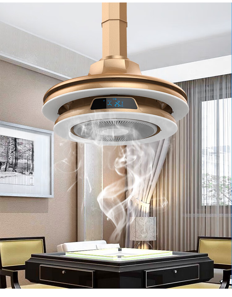 麻将房直排吸烟灯棋牌室吸烟灯麻将房吊灯二手烟空气净化器静音直排