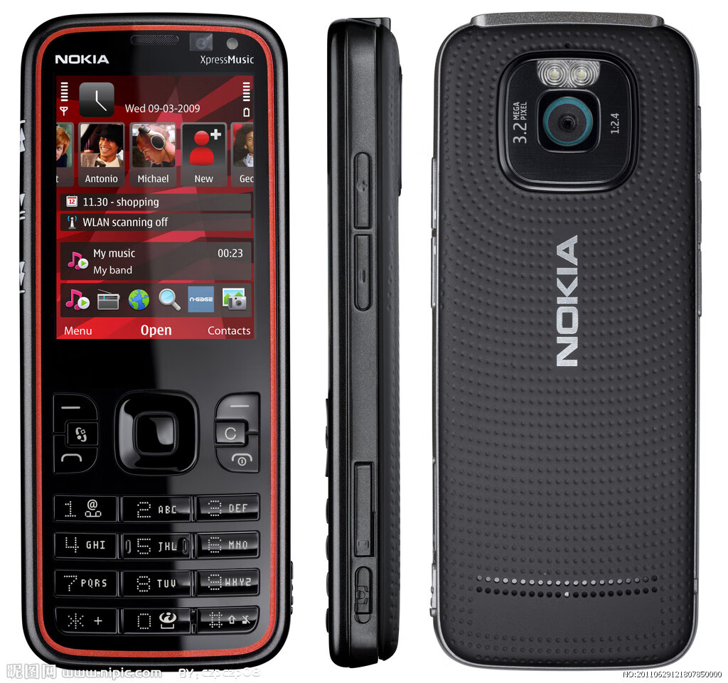 适用适用nokia/诺基亚5630xm 原装电池直板学生手机备用机支持wifi