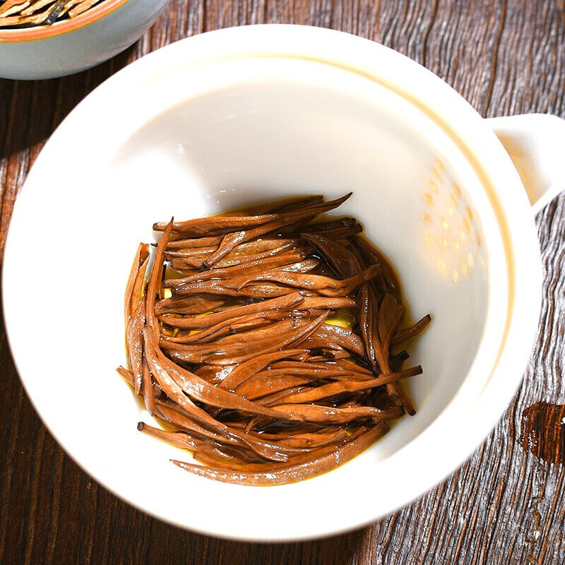 祁野 祁門紅茶 茶葉新茶春正宗安徽祁門原產特級紅香螺濃香 祁紅香螺