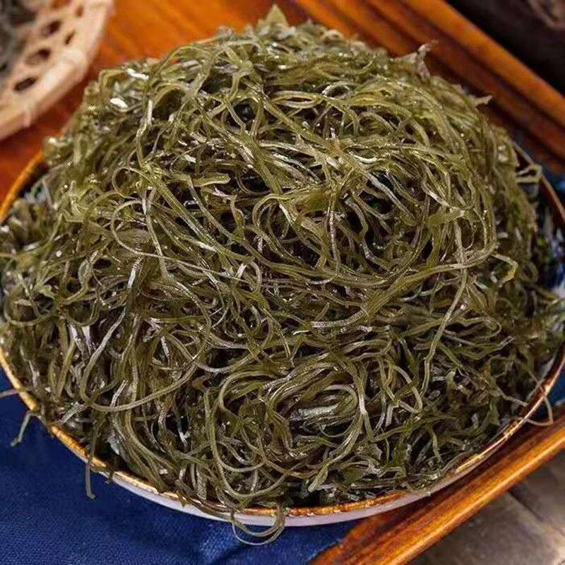 淡干海带丝球压缩特细海带丝干货凉拌咸菜无沙高倍泡发大3个球每个球