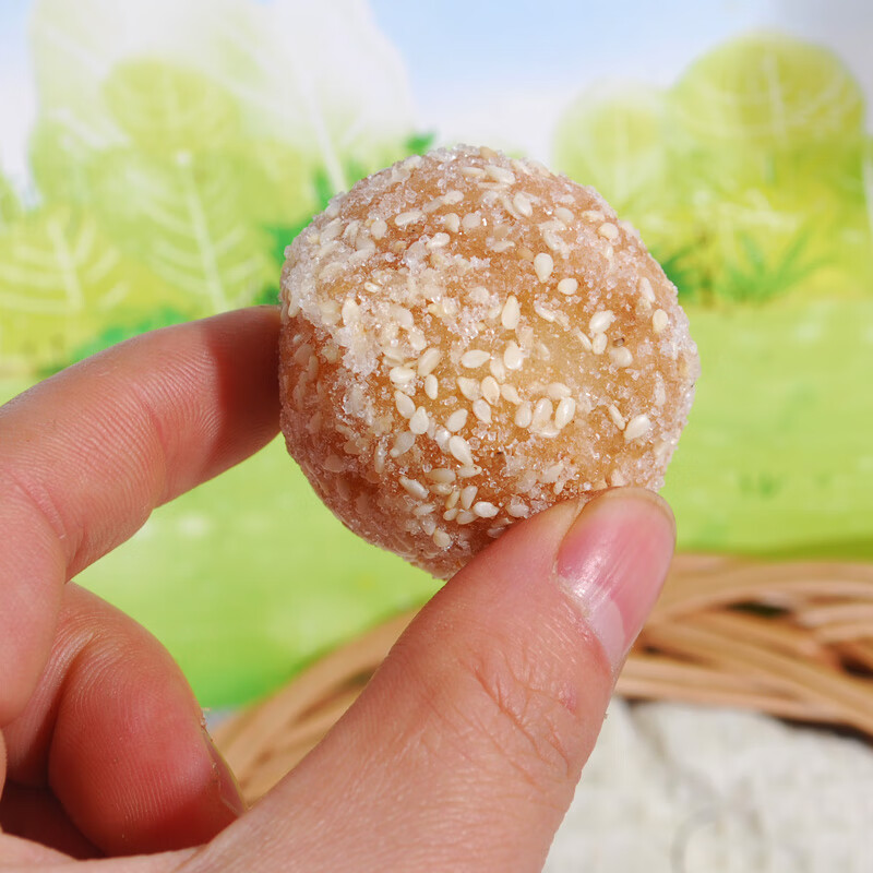 湖南特产传统糕点大小雪枣麻枣芝麻枣香酥脆怀旧零食小吃大雪枣1斤