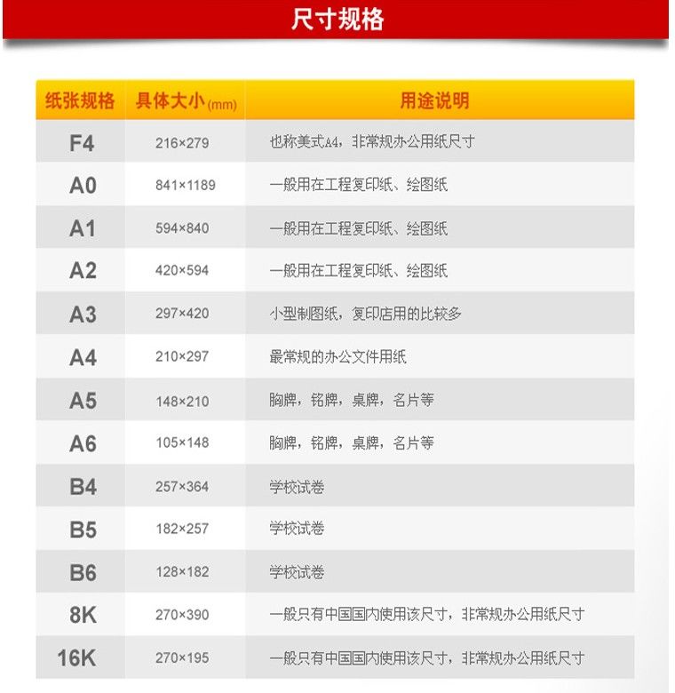 whj a4纸打印纸复印纸白纸批发a3纸b5纸a5纸16k试卷学生草稿绘画彩纸