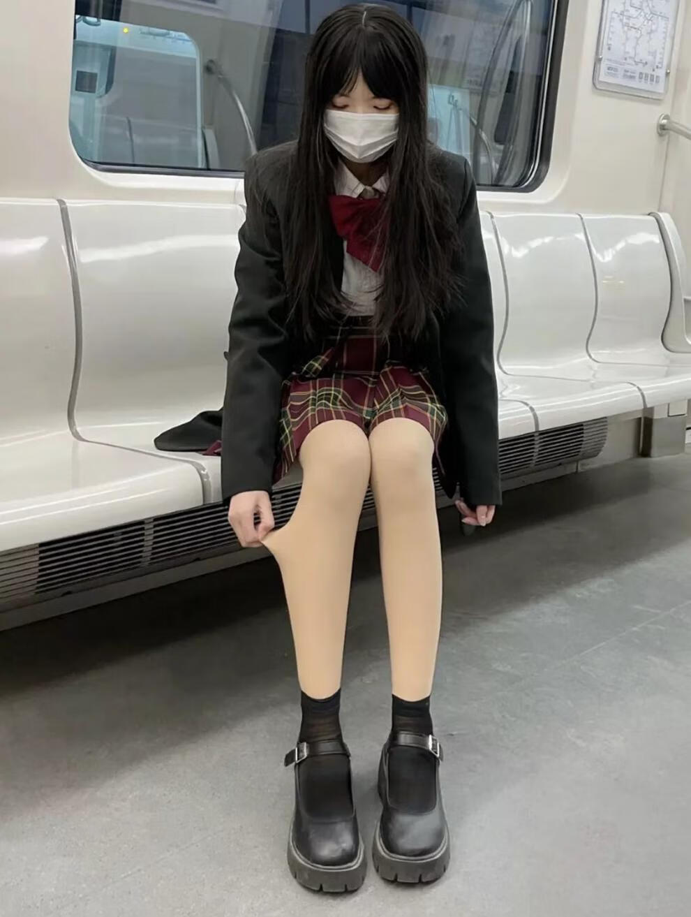 光腿神器双层叠穿女丝袜自然裸感任意剪外层不掉裆加绒打底裤连袜