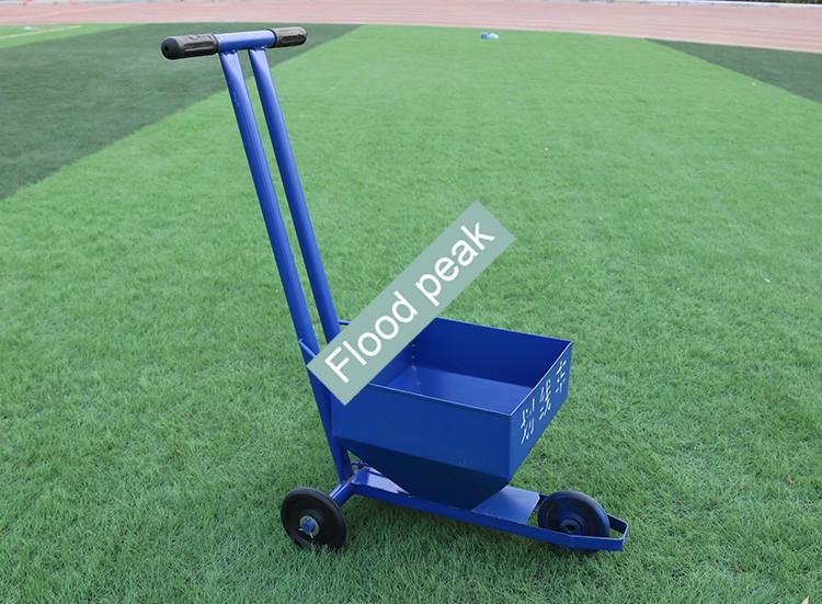 道路工地施工划线车石灰撒灰器学校操场田径比赛场地跑道画线车蓝色带