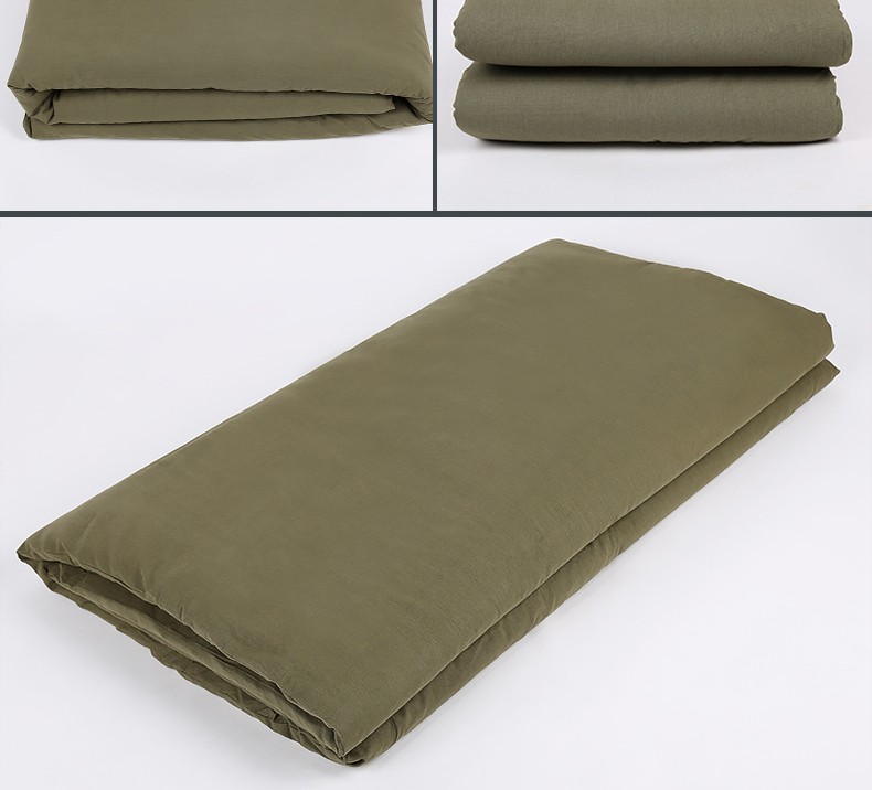 军褥子白褥子单人床学生宿舍棉褥军绿床垫子热熔棉品质绿色棉花床垫