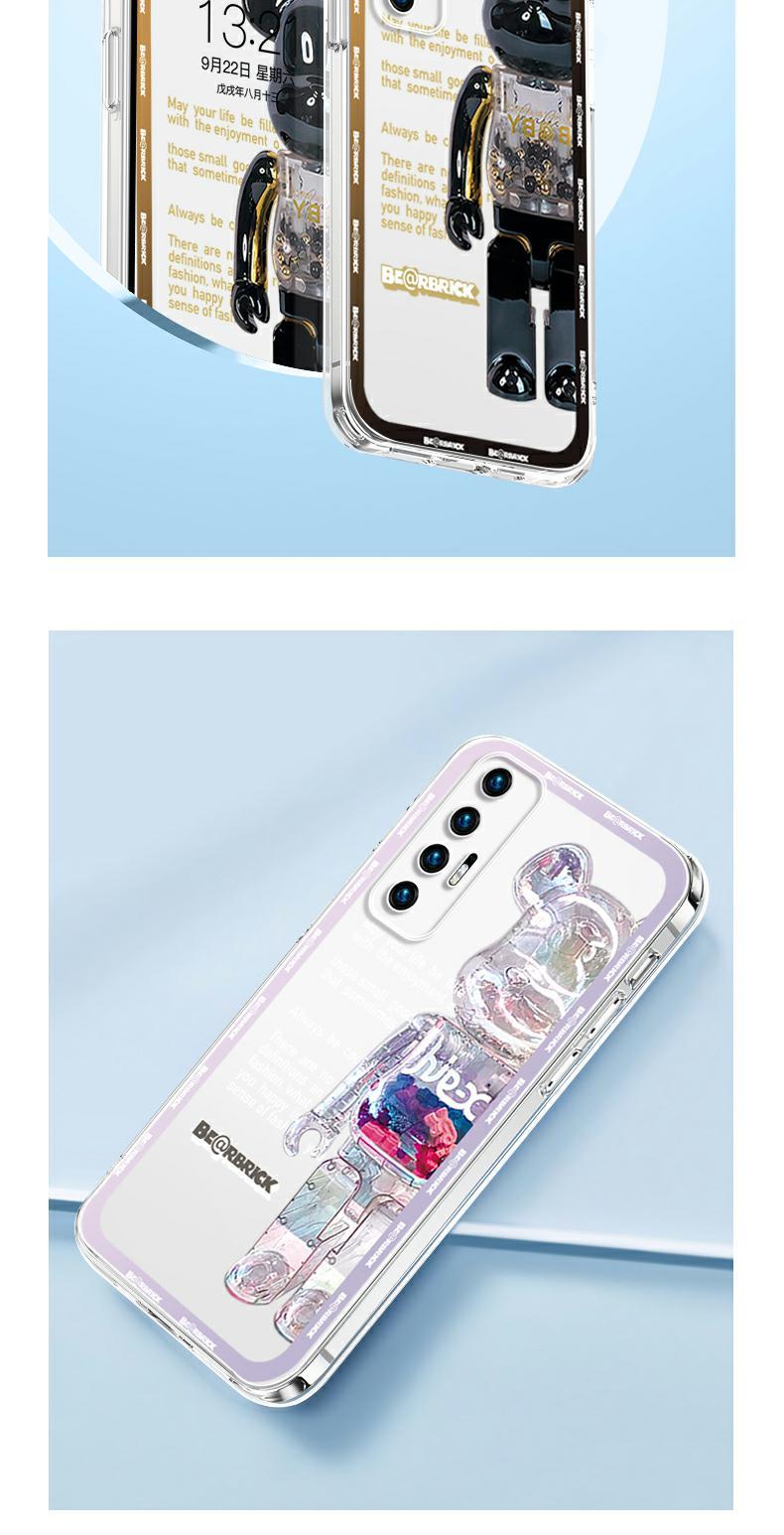 10手机壳直边透明软壳潮牌暴力熊10pro男女款米10s全包镜头10ultra