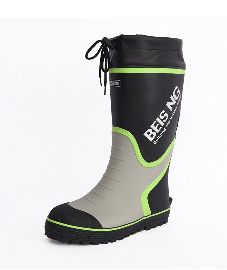 特战户外劳保雨靴非常行雨鞋男款雨靴男防水鞋防滑高筒耐磨水胶鞋加厚