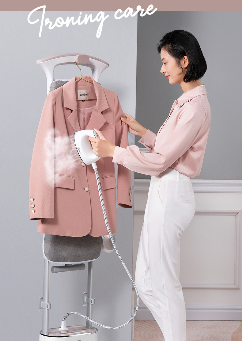 美的(midea)挂烫机家用增压蒸汽电熨斗干湿烫衣服熨烫机衣物塑型除皱
