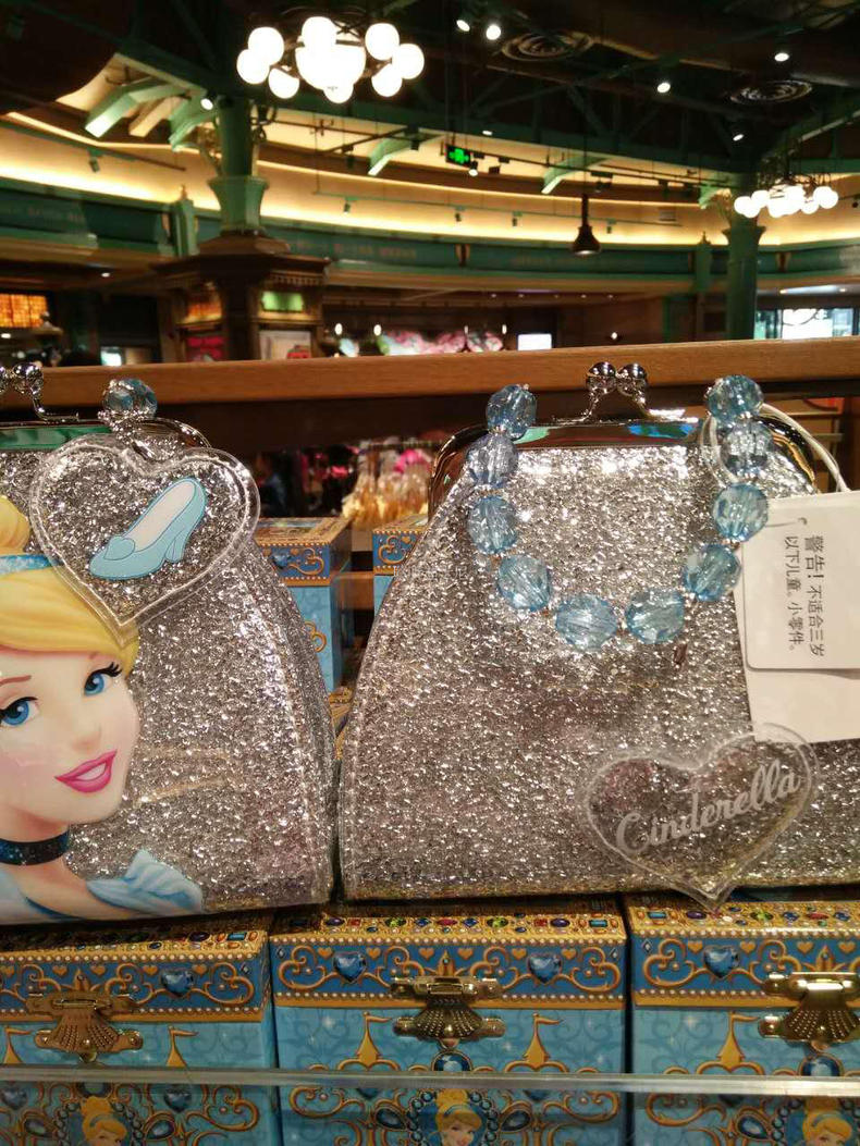 上海迪士尼小女孩包包国内代购冰雪奇缘爱莎公主女童手拎包生日礼物