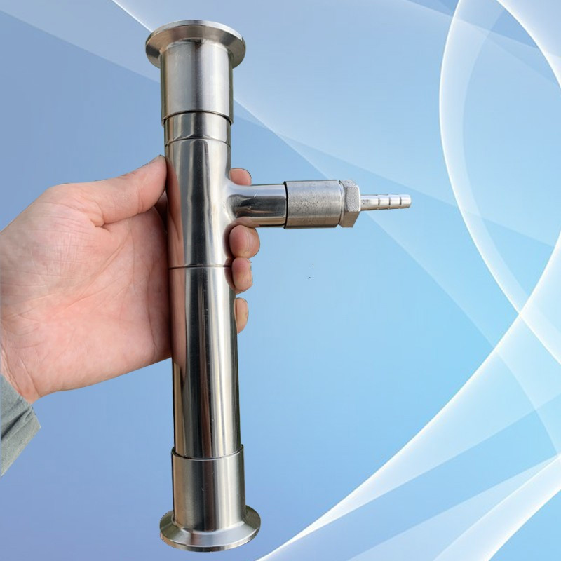 臭氧射流器 射水器 快装式文丘里水射器 气液混合器级不锈钢 dn25--快