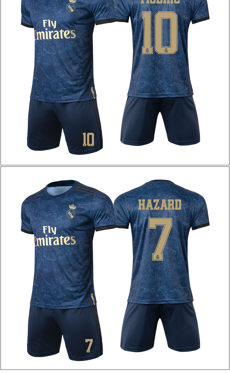 kelme卡尔美儿童训练服套装官网同款皇马球衣训练服儿童足球运动套装