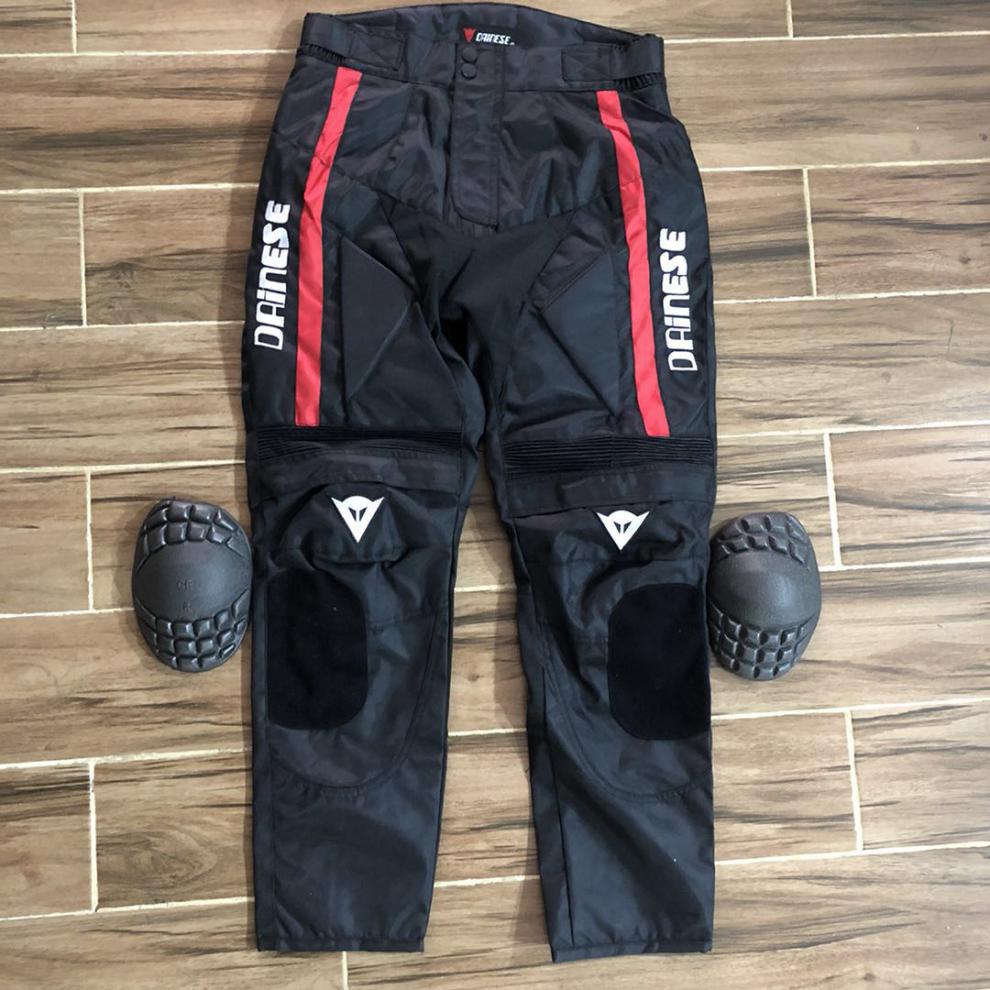 精选好货定制摩托车骑行裤夏季赛车压弯重机车裤防摔骑士裤网眼透气春