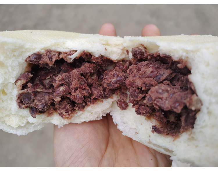 苏北宿迁特产泗阳王集红豆馒头新鲜现做沭阳小馒头泗洪红豆陷饼2000g