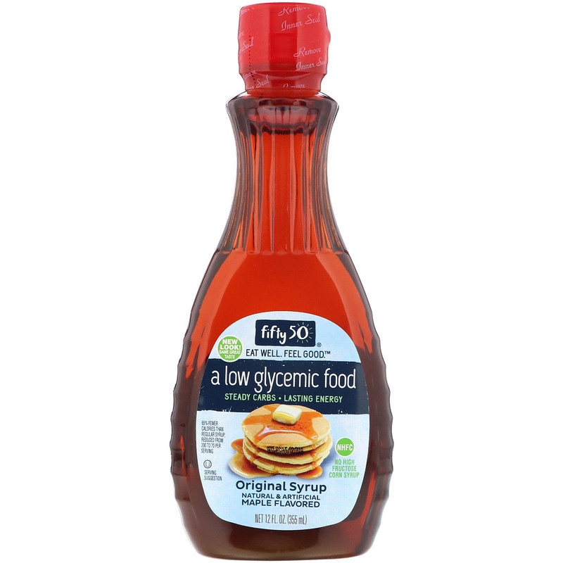 现货美国 fifty50枫树糖浆枫糖浆烘焙低糖低卡 syrup maple 355ml