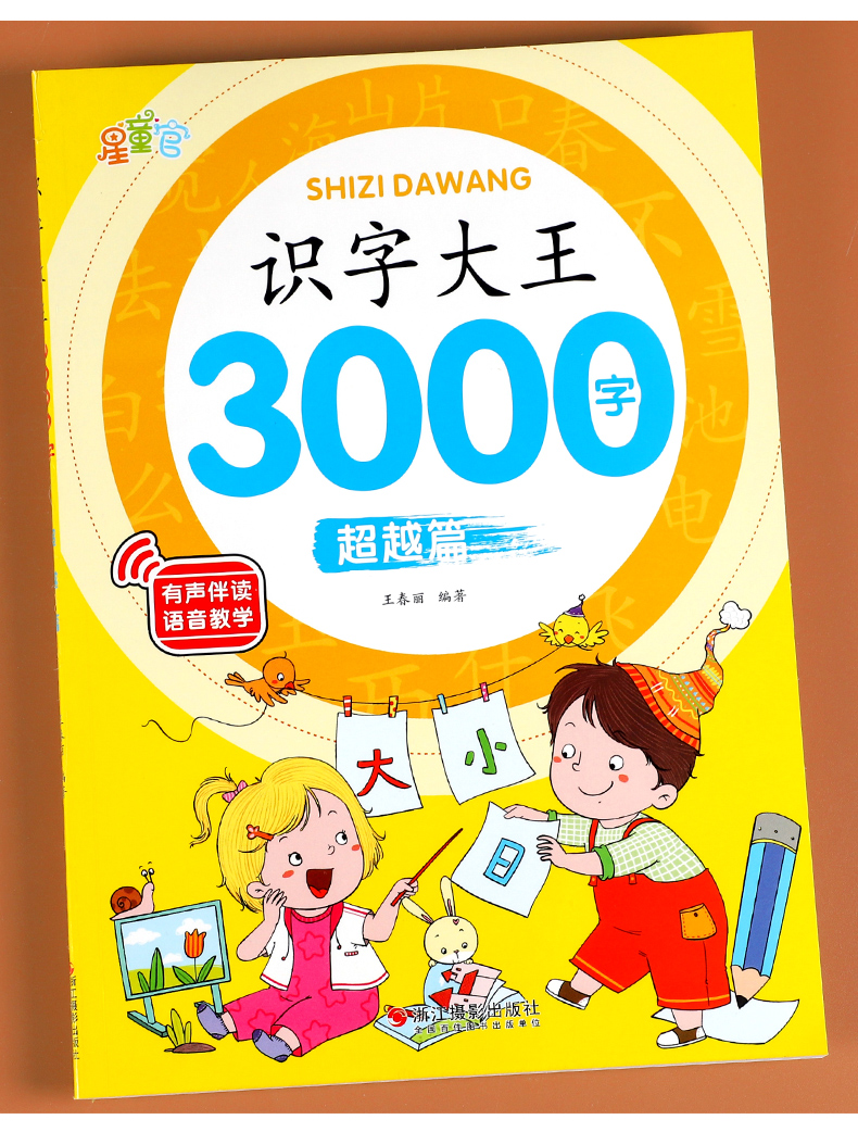《识字大王3000字幼儿识字认字书幼儿园中班大班学前班宝宝早教启蒙