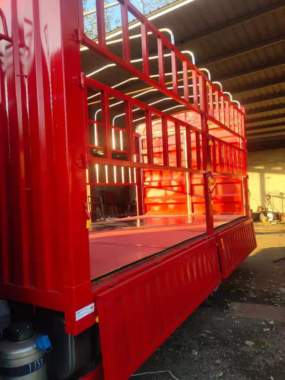 秋屏定做货车平板货车半挂车栏板立柱大箱站柱箱板站桩重汽车厢马槽桩