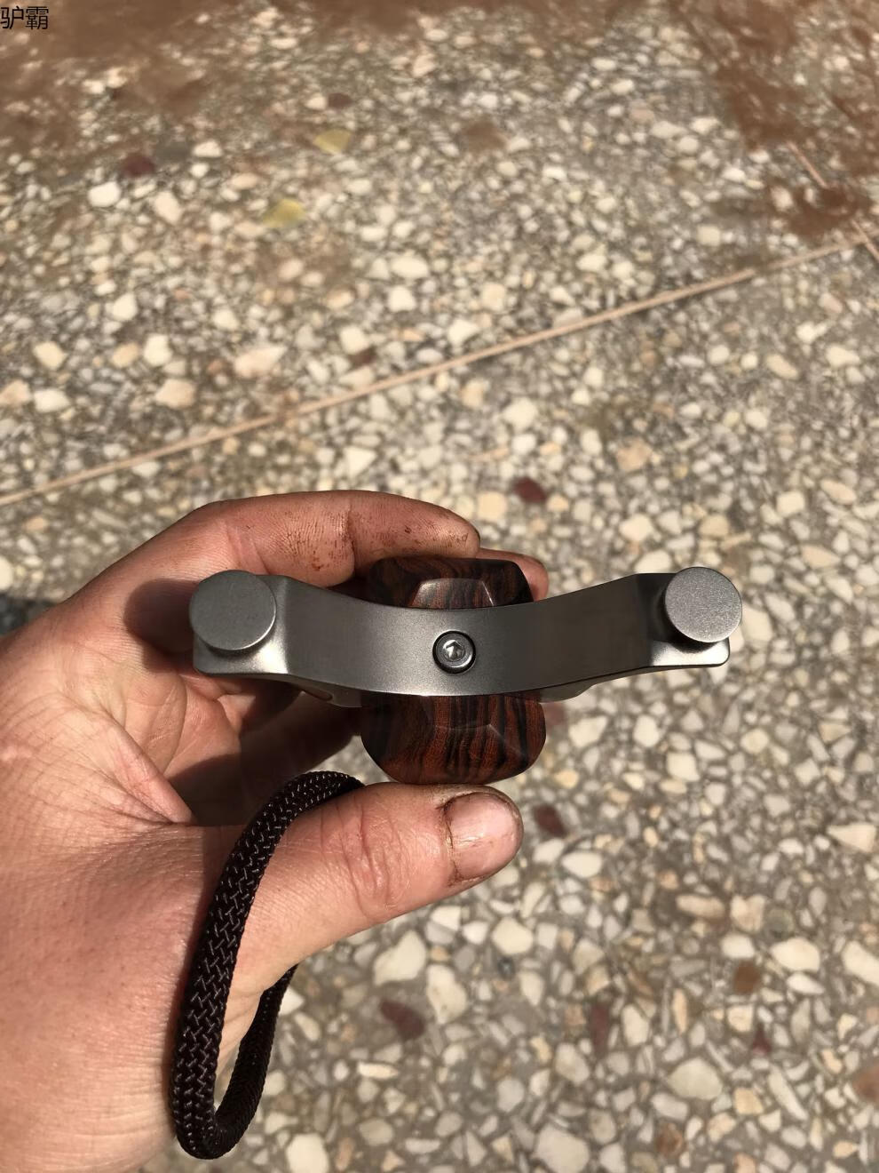 【力度大精准高】高精准实战竞技弹弓新款 tc21钛合金扁皮弹弓美国