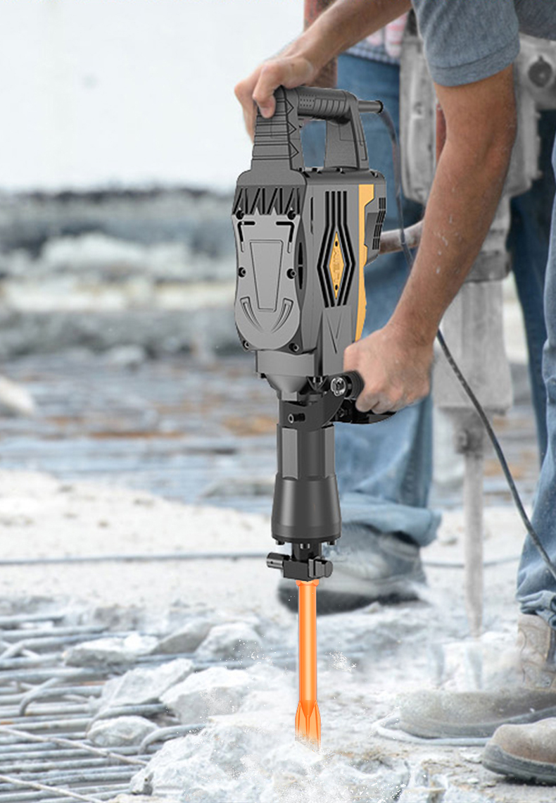 大型钻头115大功率电镐65镐头95尖凿扁凿冲击混凝土凿子重型镐尖 800