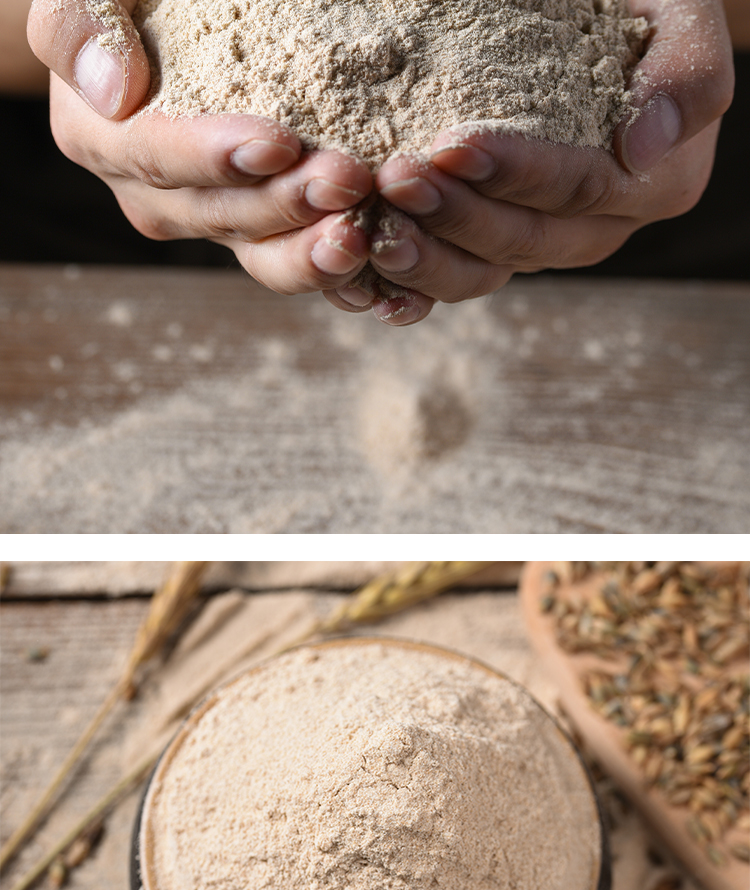 5斤青海特产青稞炒面熟粉糌粑粉青稞糌粑熟青稞炒面粉粗粮黑青稞炒面5