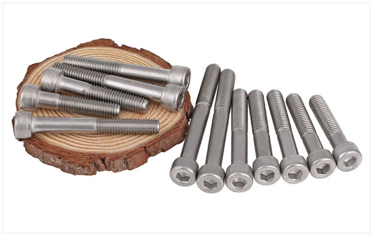 内六角螺丝316不锈钢半牙内六角螺丝加长半螺纹圆柱头螺栓螺杆m5m6m8
