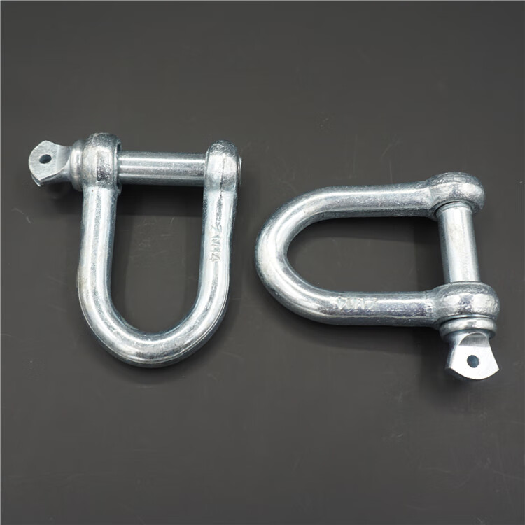 国标卸扣u型环镀锌m4m5m6m8m10m12m14m16m18m20 十颗m6(拉力0.