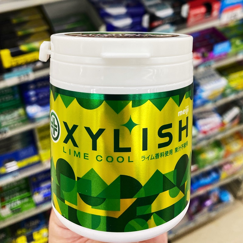 现货 日本乐天 lotte xylitol木糖醇 护牙清新薄荷口香糖 143g大瓶