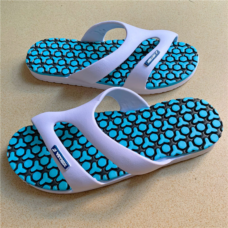 喜步佳2206新款厚底软底防滑外穿家居沙滩潮流拖鞋男夏 吴川特产 深