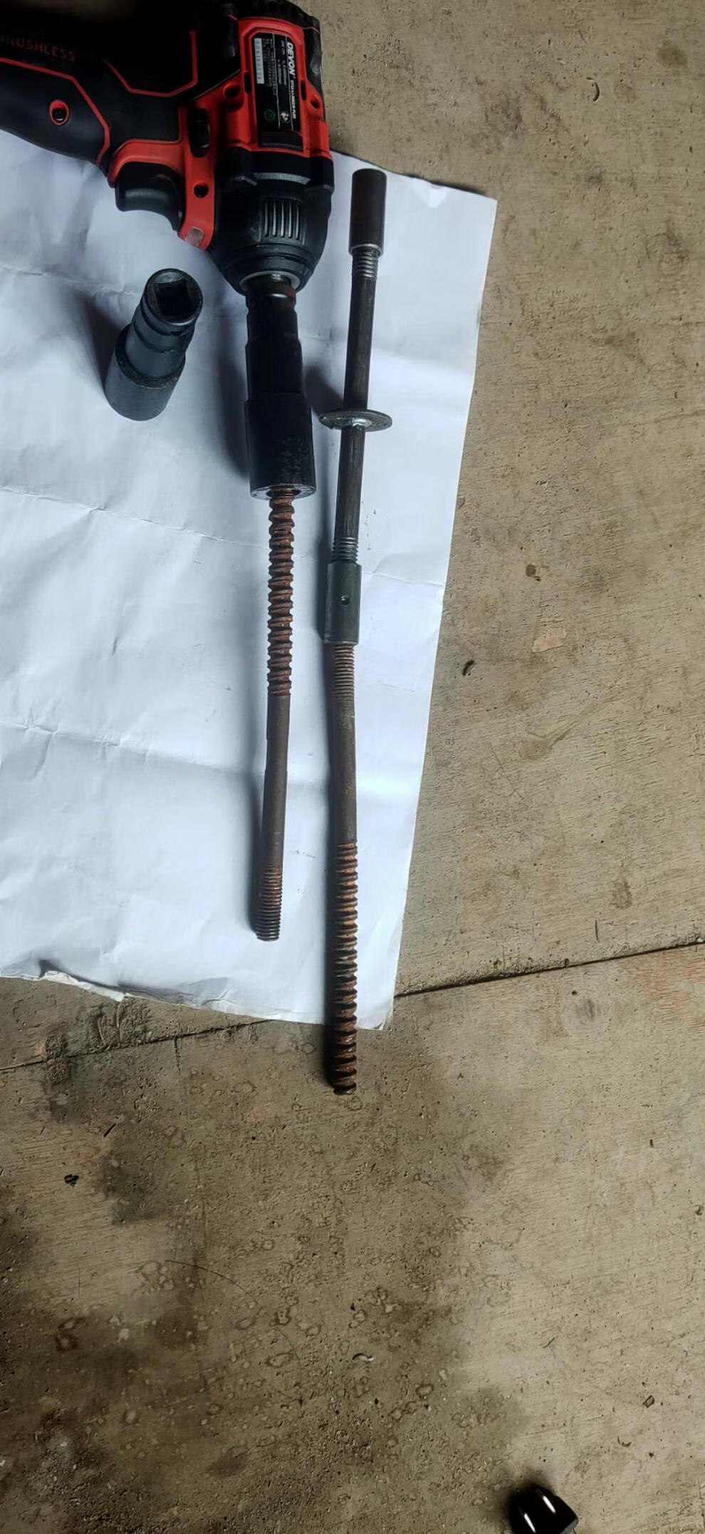 止水螺杆拆卸套筒止水螺杆拆卸套筒炮头三段式止水螺杆防水螺杆拆卸