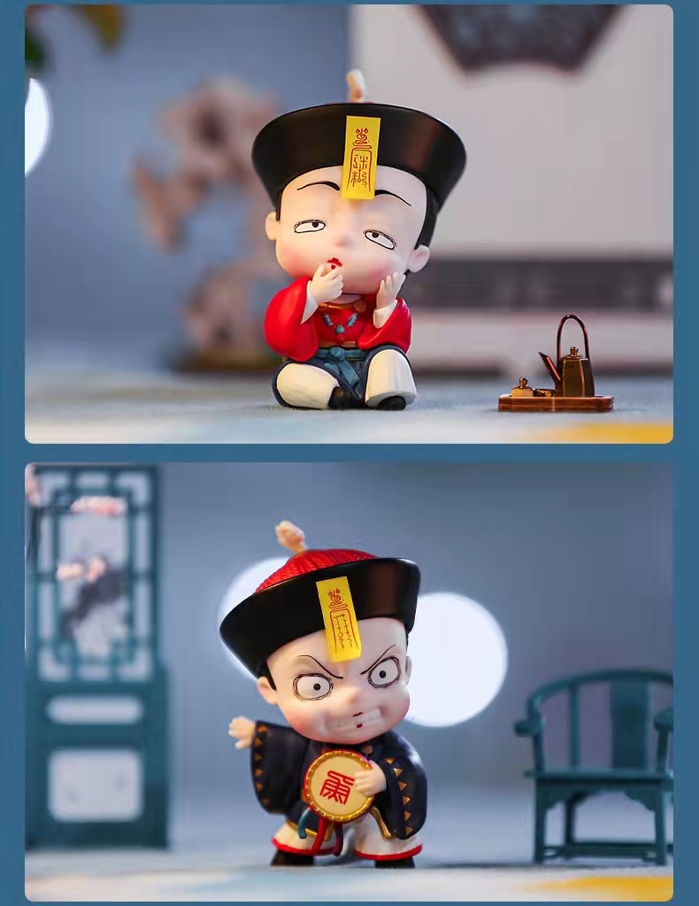 僵小鱼盲盒僵小鱼戏说江湖系列盲盒少女心公仔僵尸摆件