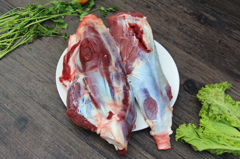 新鲜牛肉 牛腱子肉一斤 黄牛肉腿肉后腿大腱子前腿腱子黄牛腱子肉