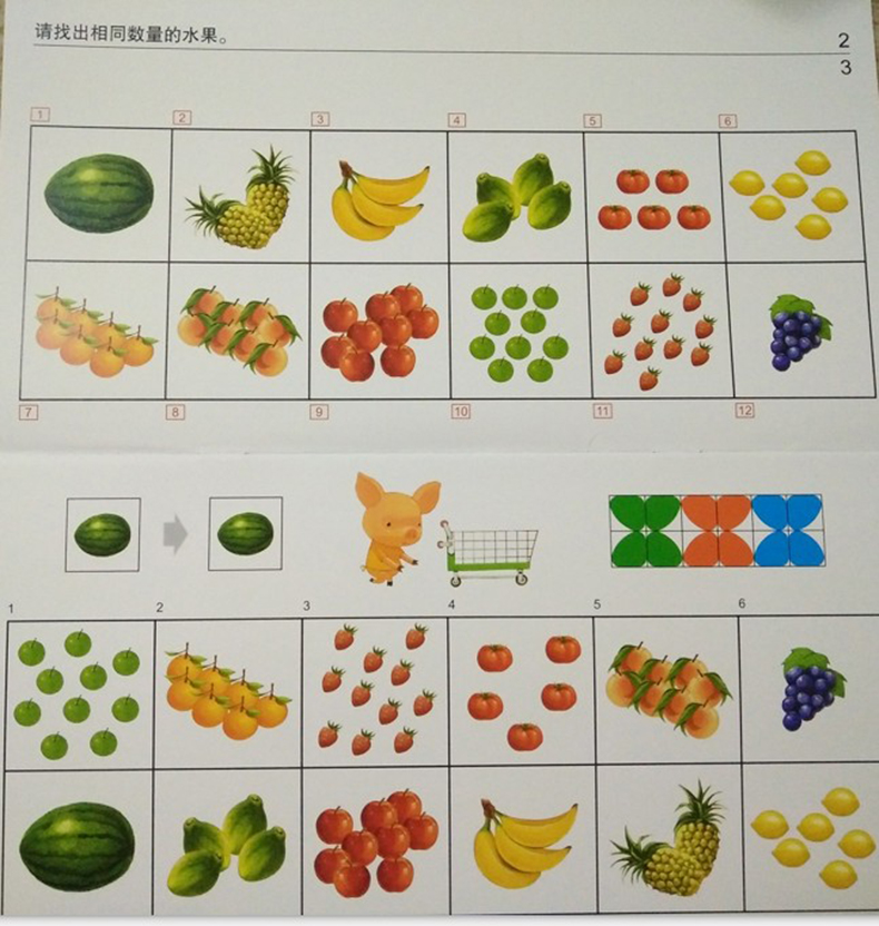 小康轩幼儿园教材逻辑高教材 幼儿园逻辑高魔轮版逻辑高翻翻板全 第2