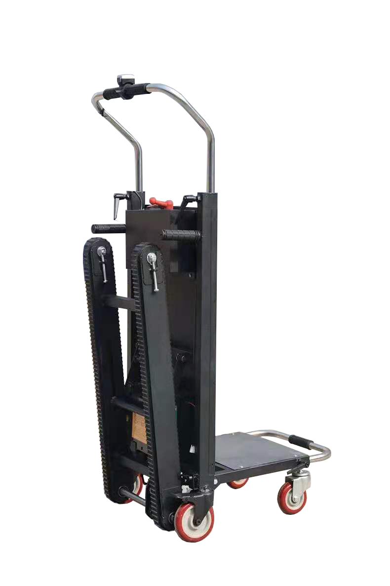 可折叠履带式电动爬楼机静音搬运车省力爬楼神器家电上下楼手推车黑色