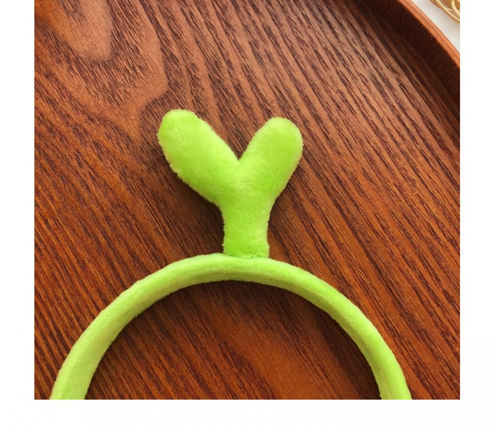 览日鸟可爱树苗发箍头箍绿色豆芽搞怪小青蛙发卡做面膜头饰韩国发饰