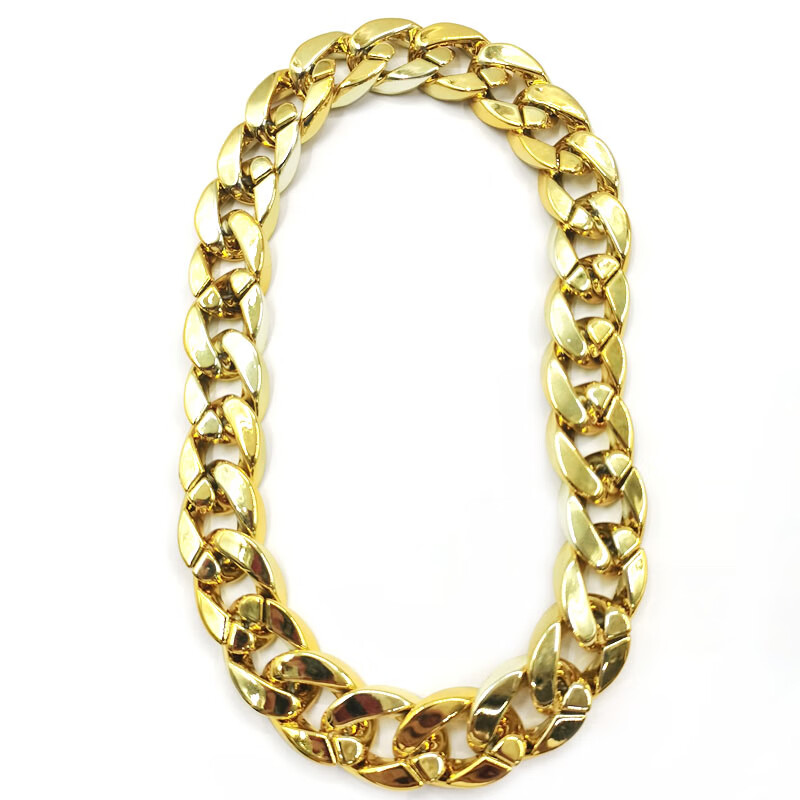 狗狗大金链子 t大型宠物狗项圈狗狗金项链大金链子金毛拉布拉多犬粗