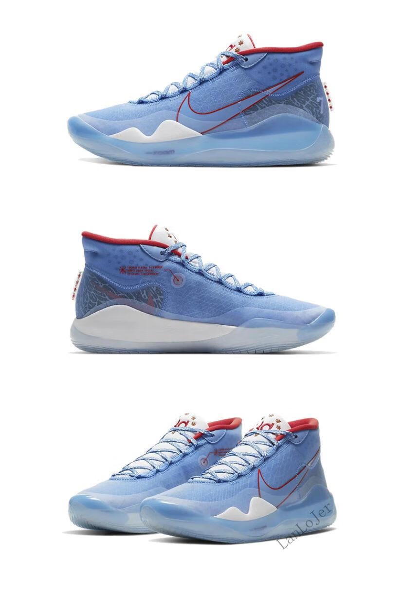 杜兰特12篮球鞋全癌全掌双气垫实战耐磨防滑实战战靴kd12全40