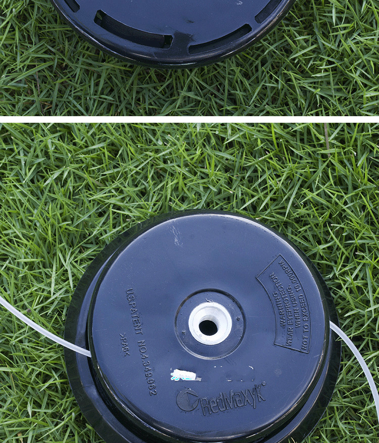 割草机打草头打草盘欧美通用除草机头割草机配件打草绳锄草头免拆