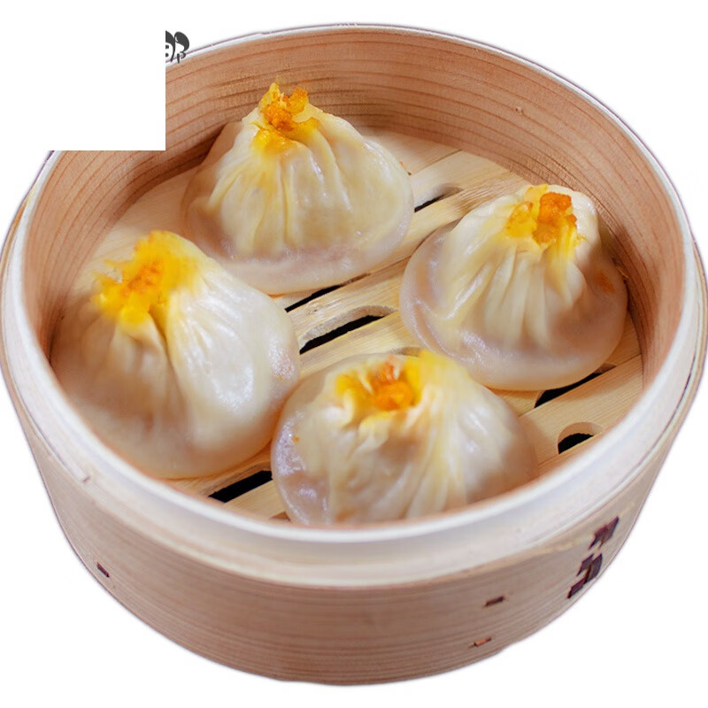 风马牛无锡蟹粉小笼包蟹粉鲜肉灌汤速冻方便速食早餐包子2袋12只