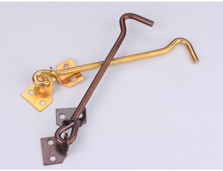 老式木窗户风钩纯铜窗钩搭扣仿古风钩羊眼门窗搭钩风勾风钩支撑 20
