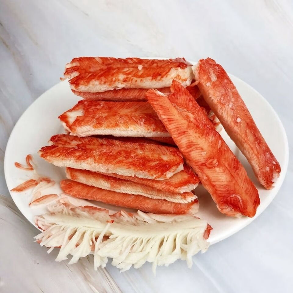 俄罗斯风味蟹肉蟹腿蟹柳火锅食材开袋即食与龙虾球 蟹肉500g*龙虾1kg