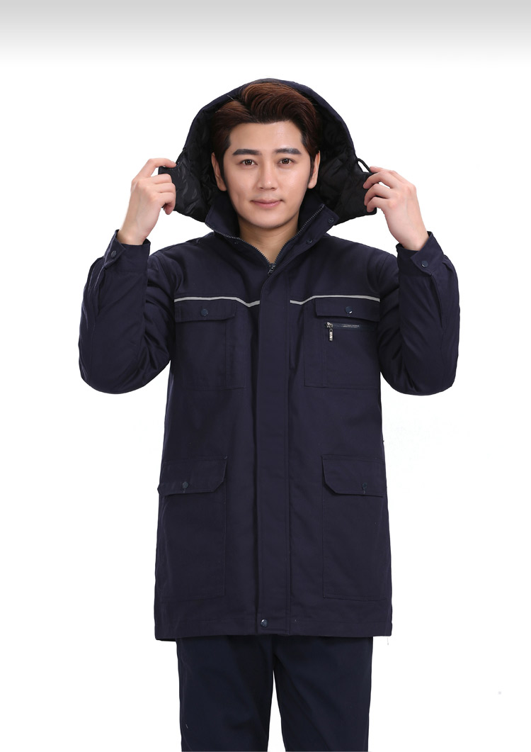 【国家电网工作服棉袄】冬季牛仔棉服套装男加绒棉衣棉电焊电工服