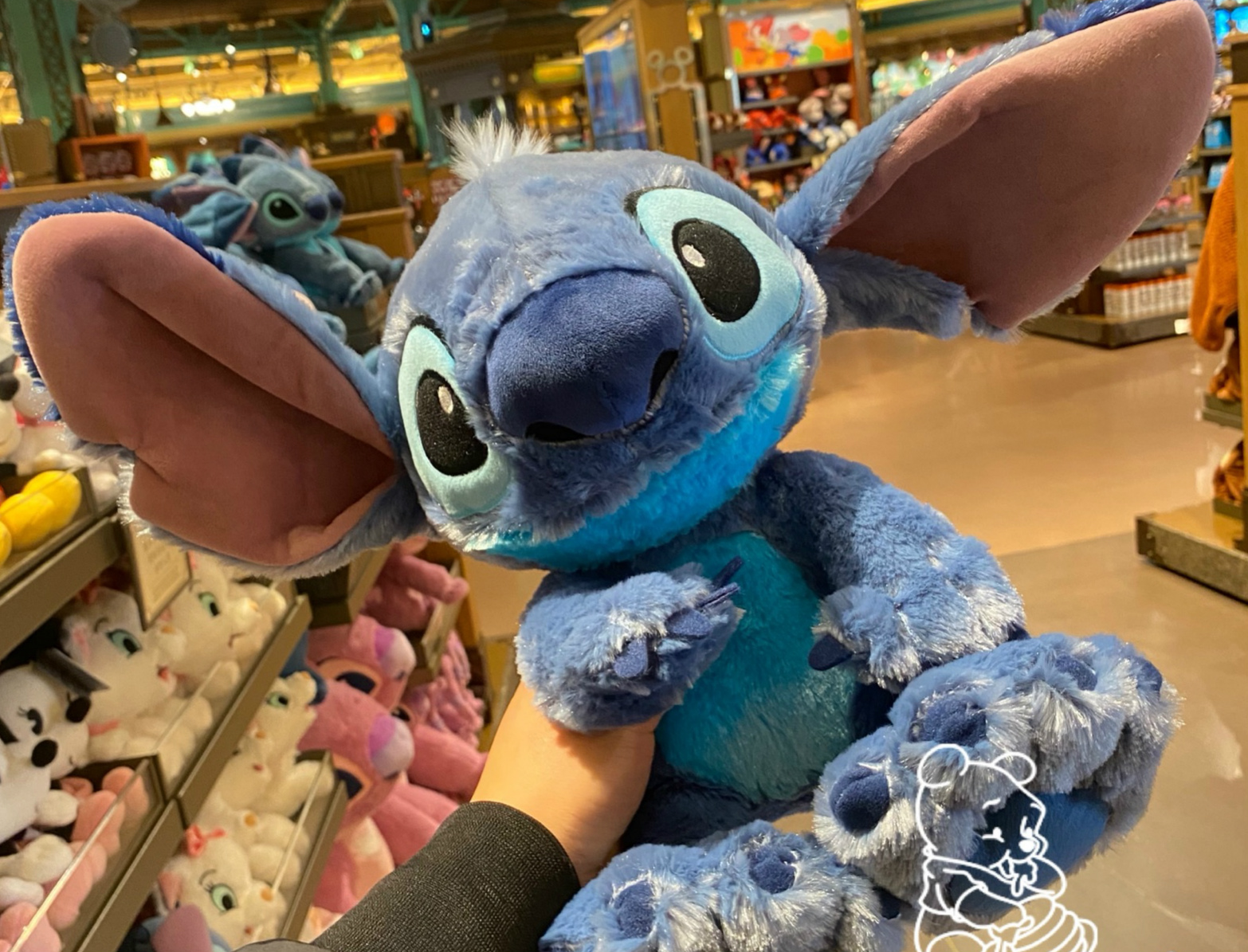 迪士尼disney玩具上海乐园史迪奇毛绒玩具星际史迪仔毛绒玩偶娃娃公仔
