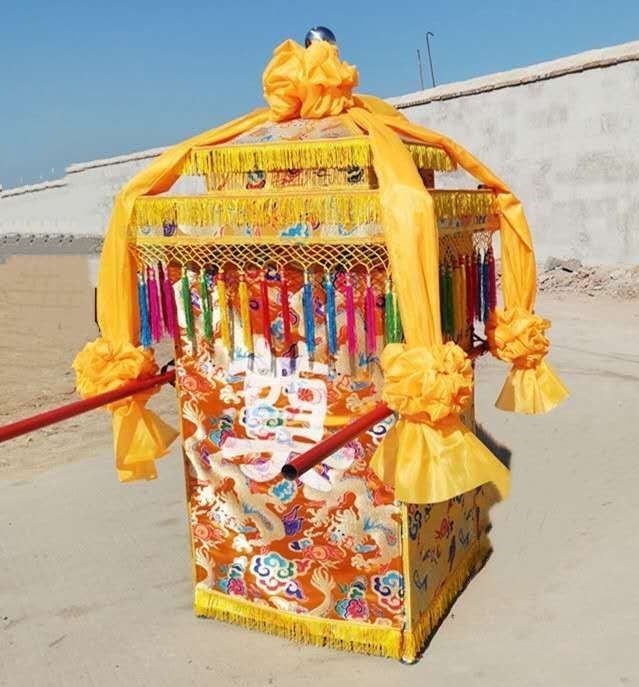 白事花轿 白事花轿殡葬轿子抬骨灰盒大花轿丧葬用品厂家直销抬灵轿