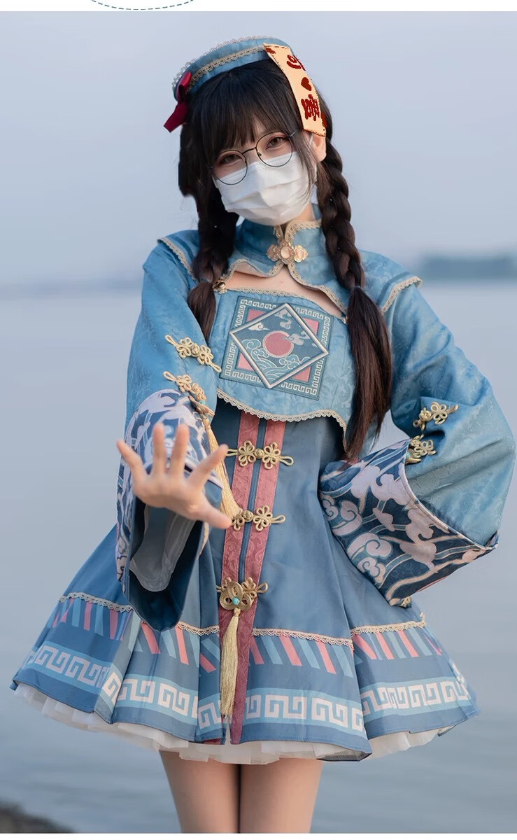 万圣节cos服 樱姬lolita小僵尸服女洛丽塔jsk万圣节cos角色扮演日常