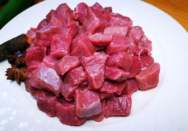 南陽黃牛霖肉新鮮牛肉國產腿肉冷凍鮮肉不調理牛肉原切牛霖肉3斤