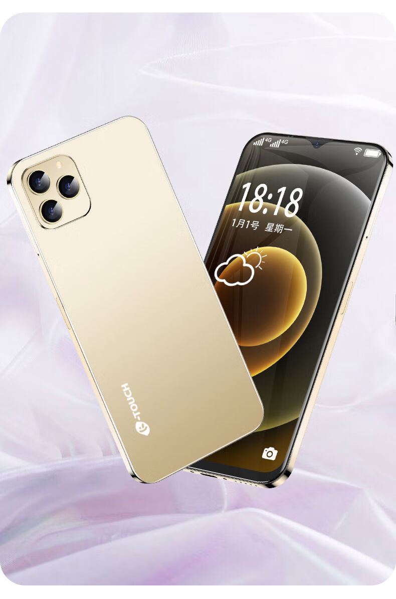 ktouch天语f12promax新品通4g智能手机学生价水滴屏安卓游戏备用大屏